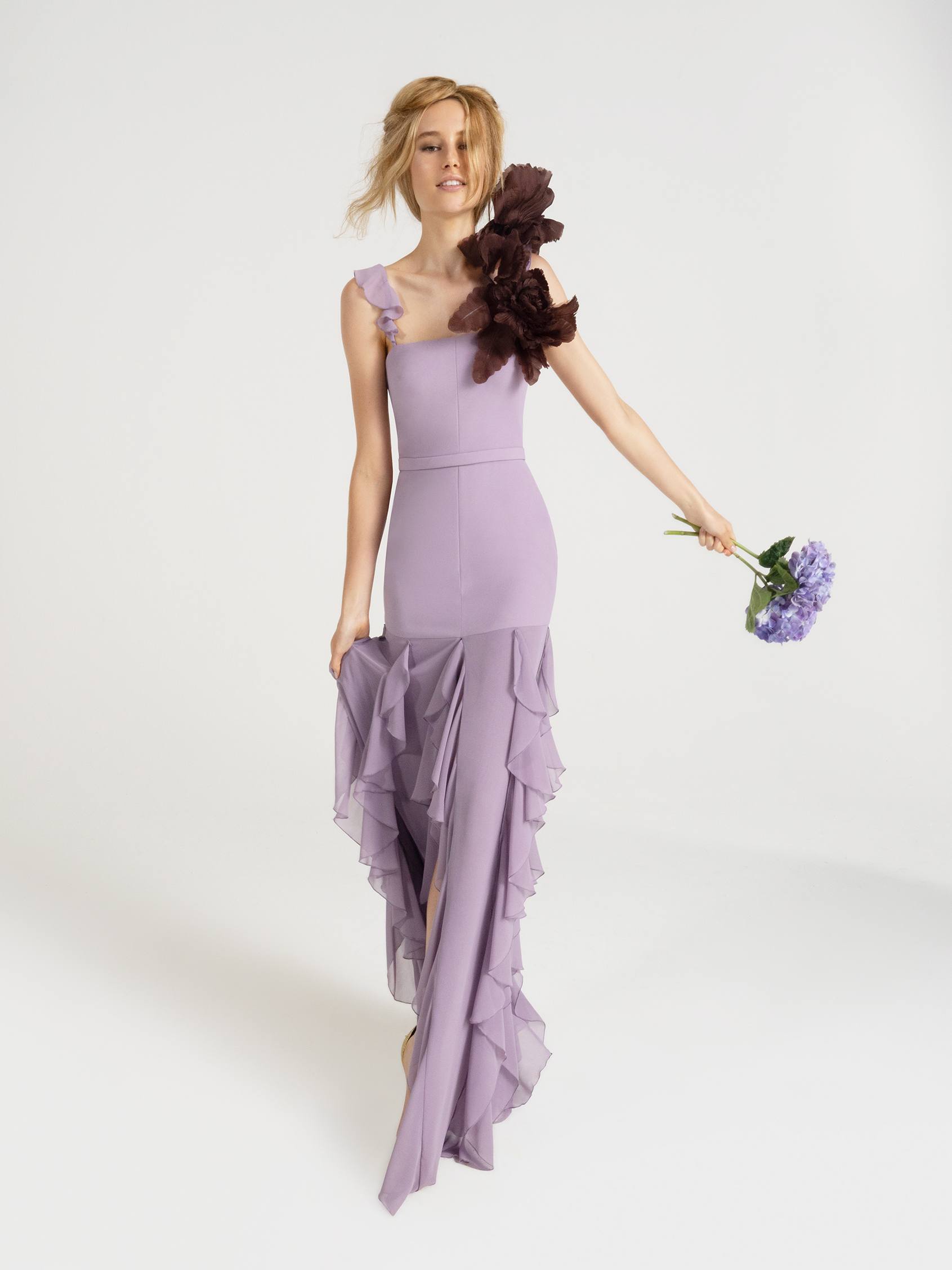 Vera Wang Lavender Evening Dresses