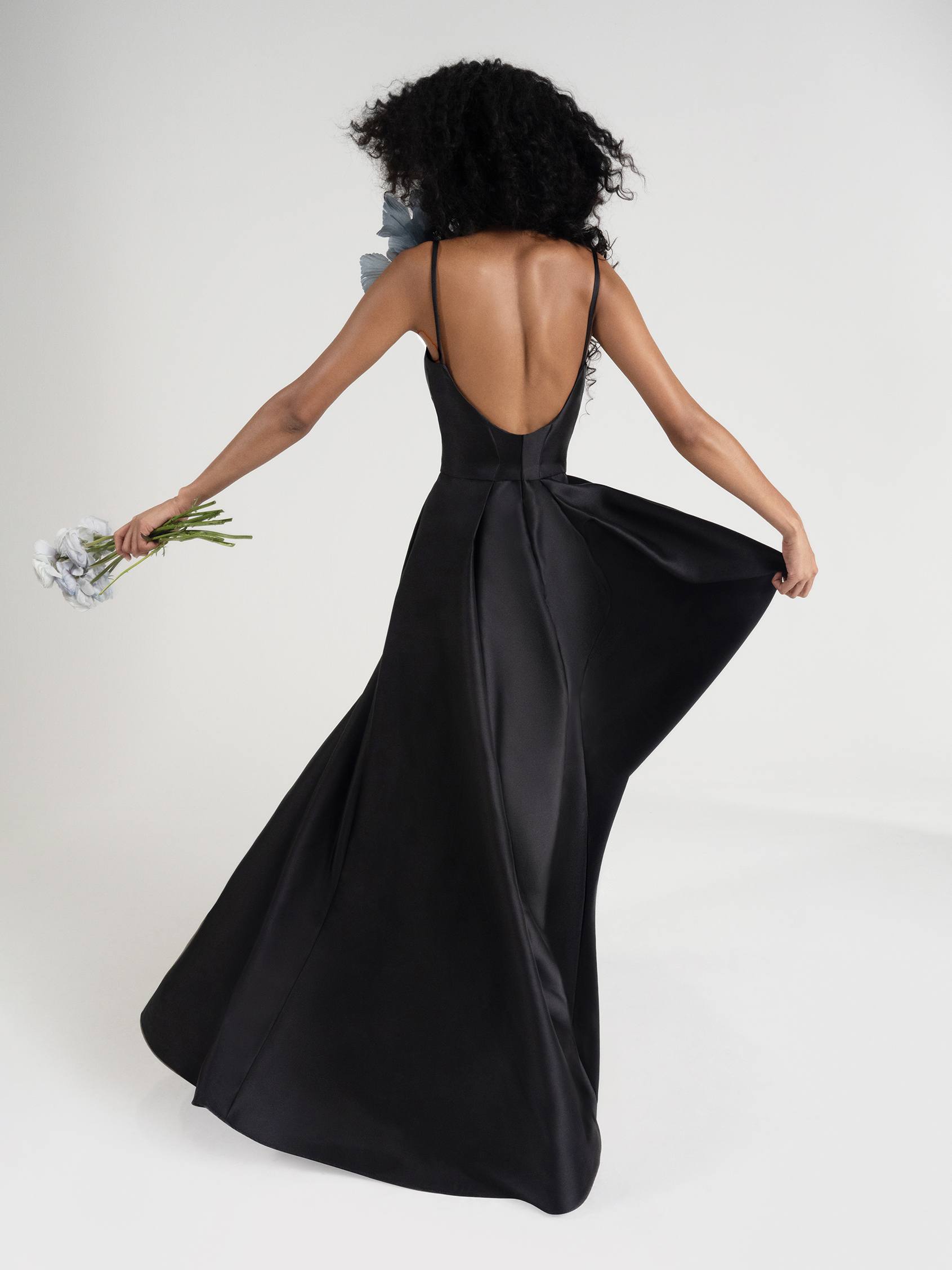 Vera wang clearance black bridesmaid dresses