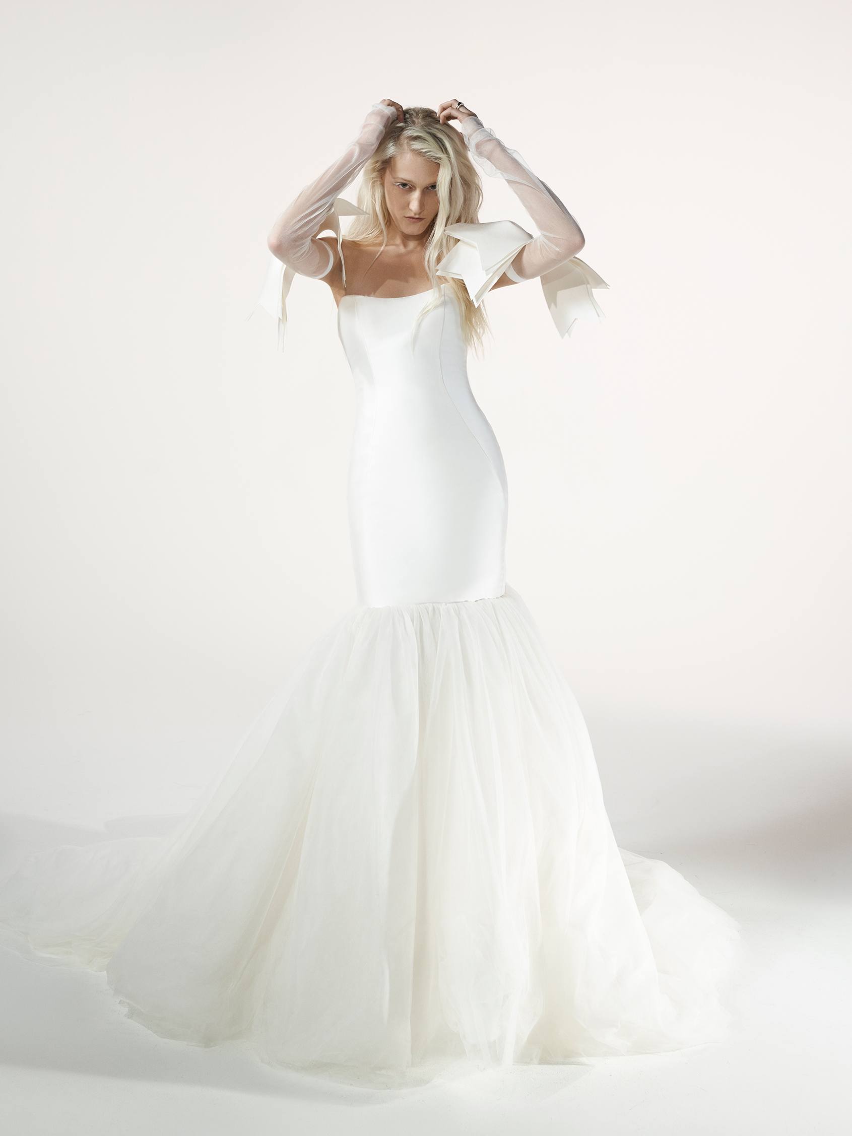 OSANNA | Strapless tulle wedding dress | Vera Wang Bride